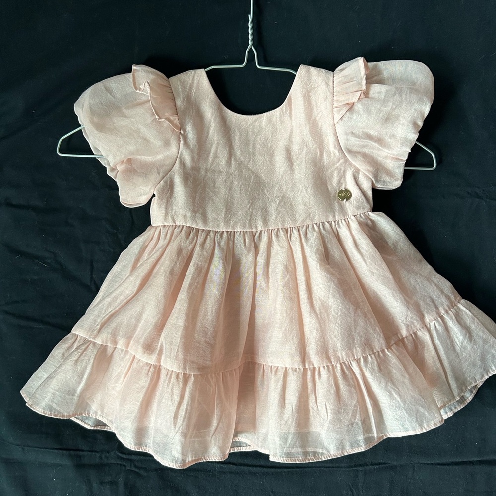 Janie and Jack Boucle Skirt 6-12 months Laura Ashley dress 3-6mo Bundle - Picture 11 of 14